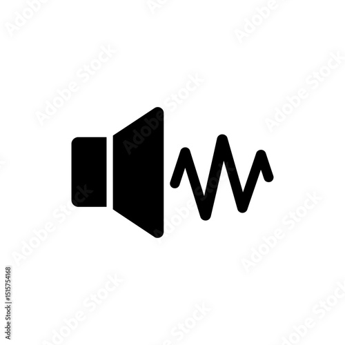 Sound wave icon representing audio or volume signal