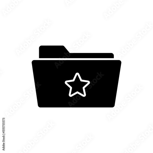 Folder icon with star symbol indicating favorite folder