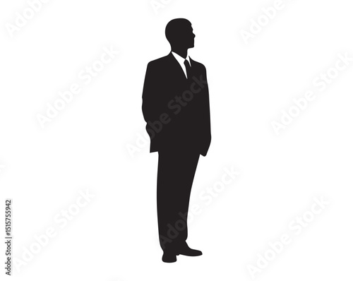 Man silhouettes vector EPS file.