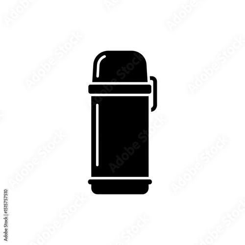 Vintage Thermos with Latch Lid Design