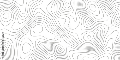 Topographic map background with geographic grid for hiking and mountain sport. luxury topographic wavy pattern and geographic grid map design. paper texture Imitation of a geographical map shades.