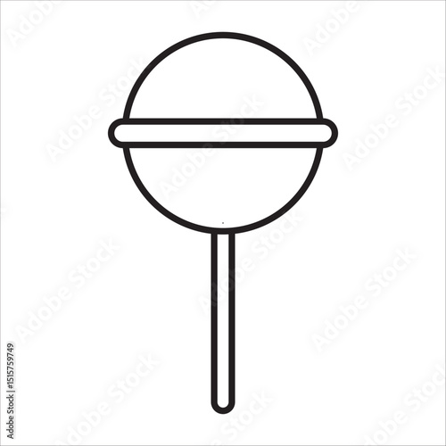 Candy stock icon outline vector