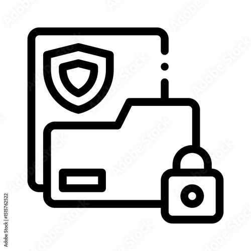 confidential line icon