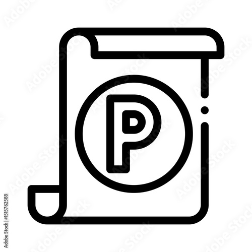 patent line icon
