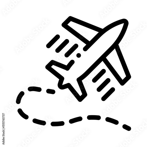 airplane line icon