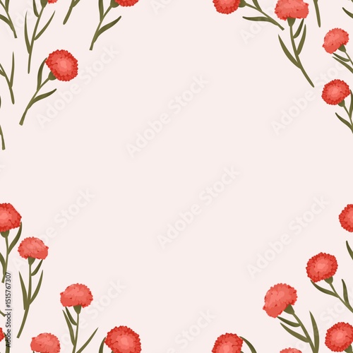 Fototapeta Naklejka Na Ścianę i Meble -  Seamless watercolour and unique floral pattern background for covers, notes, banner. Soft backgrounds colour. Watercolour art work. Flower stalk. Colourful flower.