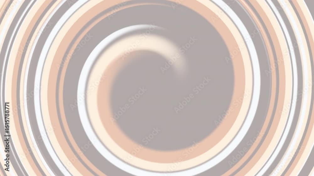 Spirale abstraite en beige et gris