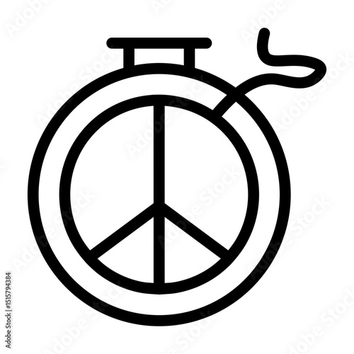 Needlework line icon