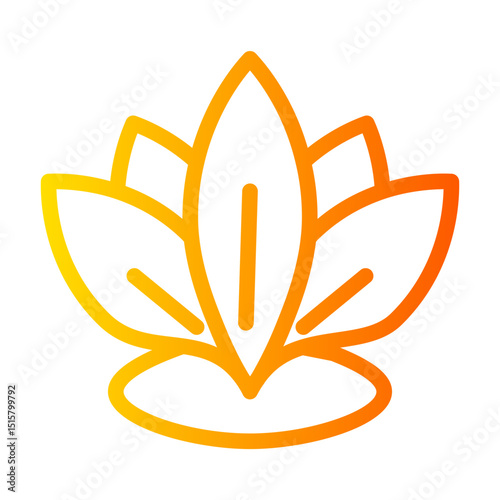 relaxation gradient icon