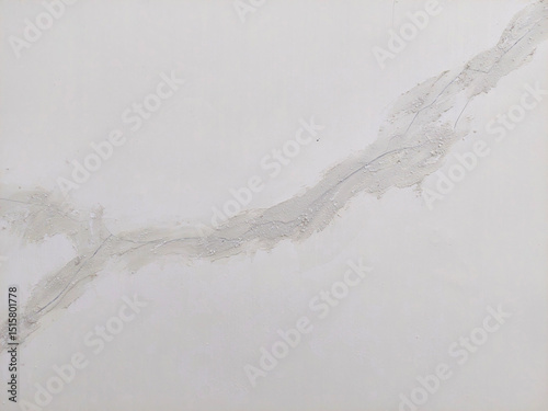Cracked Cement Wall Surface Showing Rough Plaster Repair Texture and Imperfect Construction Detail Background photo