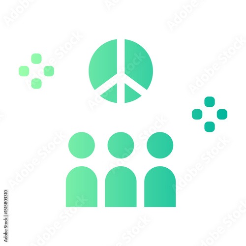 people gradient icon