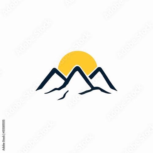 Majestic mountains sunrise golden hour breathtaking view nature landscape adventure travel