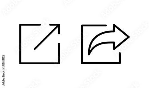 Share icon logo design. Sharing sign and symbol