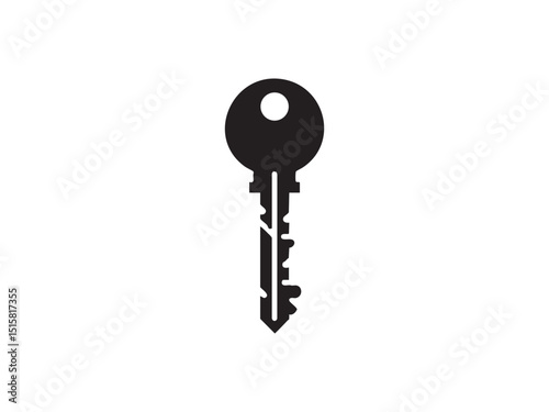 Keys Vector Silhouette – Security, Access, and Privacy Concept.