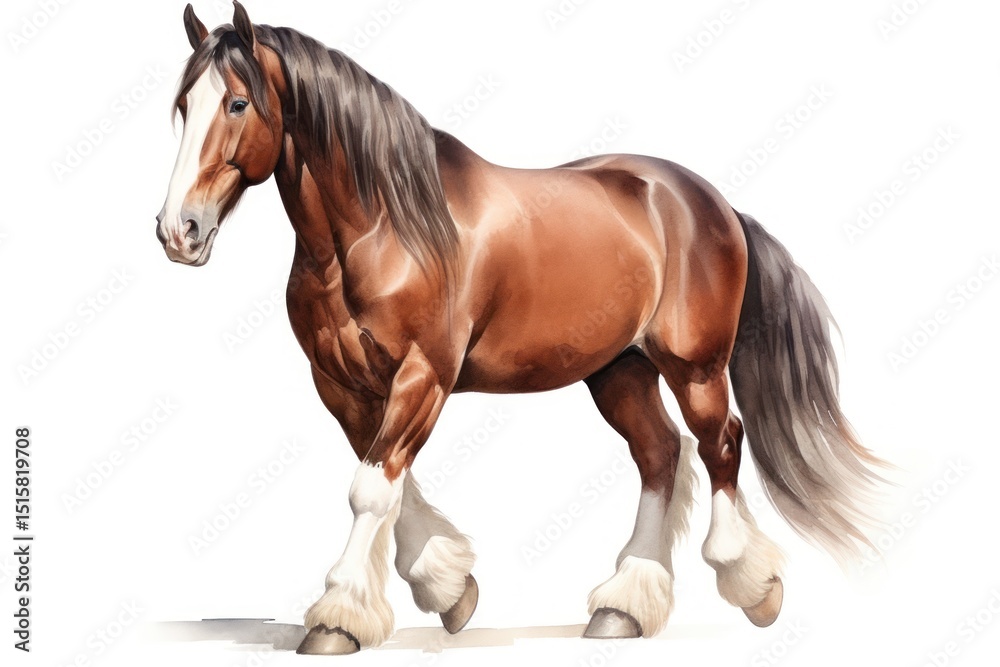 Obraz premium Horse stallion mammal animal.