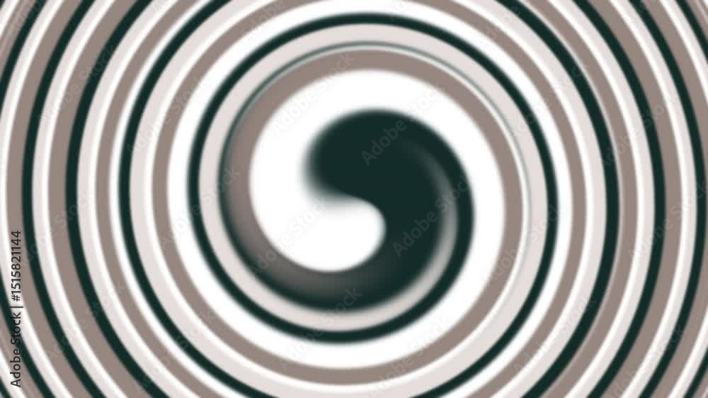 Spirale hypnotique en tons de gris