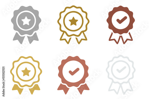 Award Badge Vector Illustration