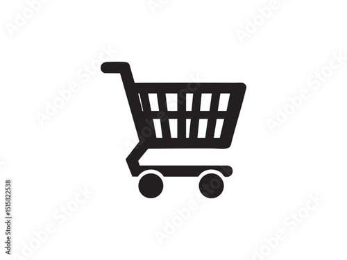 Shopping Cart Vector Icon – Purchase, Sale, and Digital Marketplace Icon.
