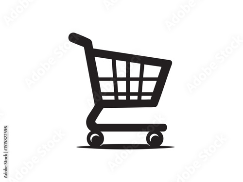 Shopping Cart Vector Icon – Purchase, Sale, and Digital Marketplace Icon.