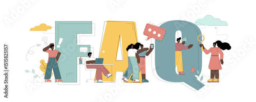 FAQ. People search for answers to questions using gadgets, social networks, search engines.