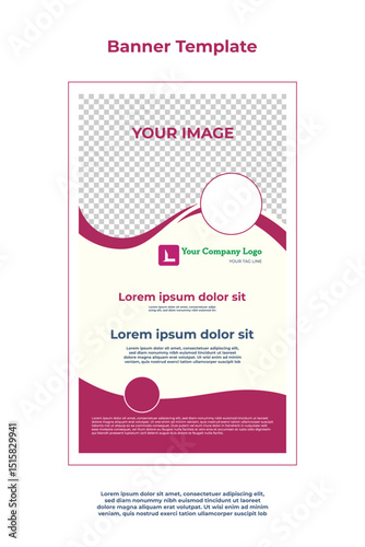 Corporate Standee Banner Template design