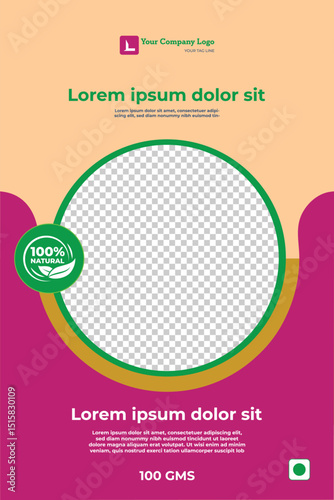Product Cover vector Design Template