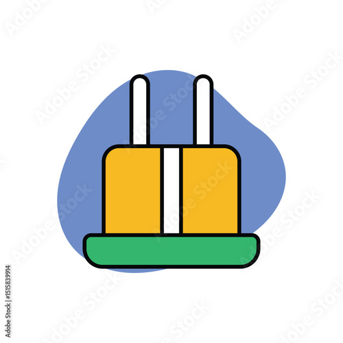 Travel Adapter Icon vector stock illustration
