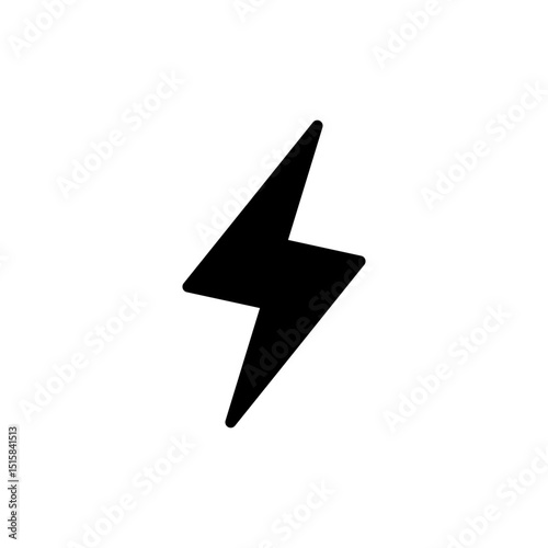 Lightning icon symbol for apps and websites. electric sign and symbol. power icon. energy sign