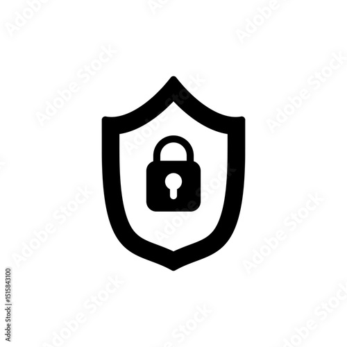 Security icon symbol for apps and websites. protection icon. privacy. vpn