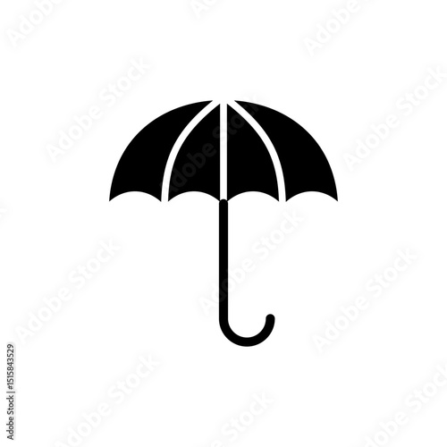 Umbrella icon symbol for apps and websites. umbrella sign and symbol