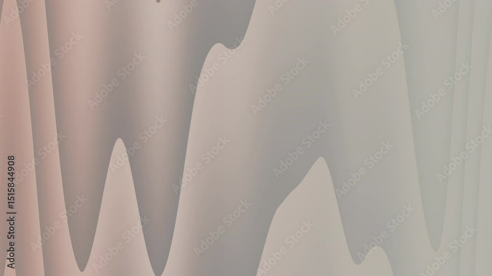 Fluide ondulant, nuances de gris et rose