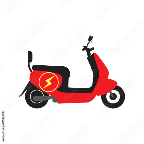 Electric Motorcycle Icon