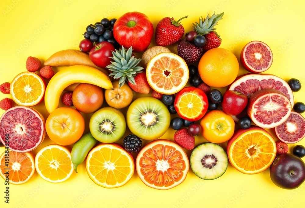 Vibrant fruit arrangement Vibrant fruit arrangement