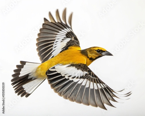 Great tit bird with yellow and black feathers perched on a branch