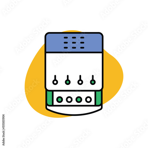 Relay Switch Icon vector stock illustration