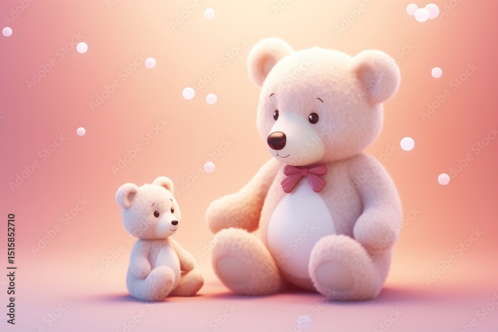 Nature bear toy representation. Nature bear toy representation.