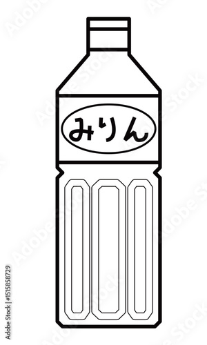 味醂のシンプルなイラスト