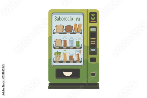 Isolated 3D slot machine illustration for casino jackpot game with win and success icons