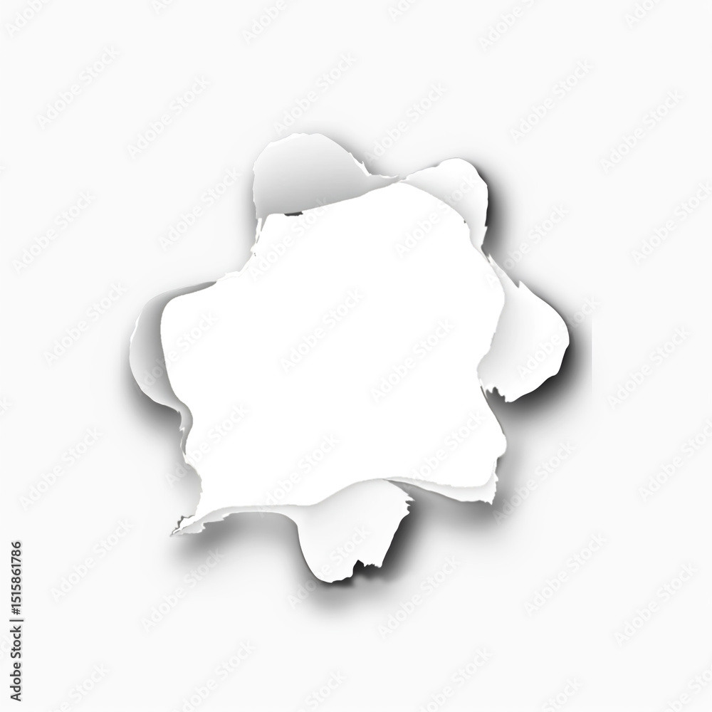 Obraz premium hole in paper