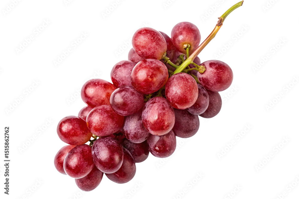 Red grape isolated on transparent background Red grape isolated on transparent background