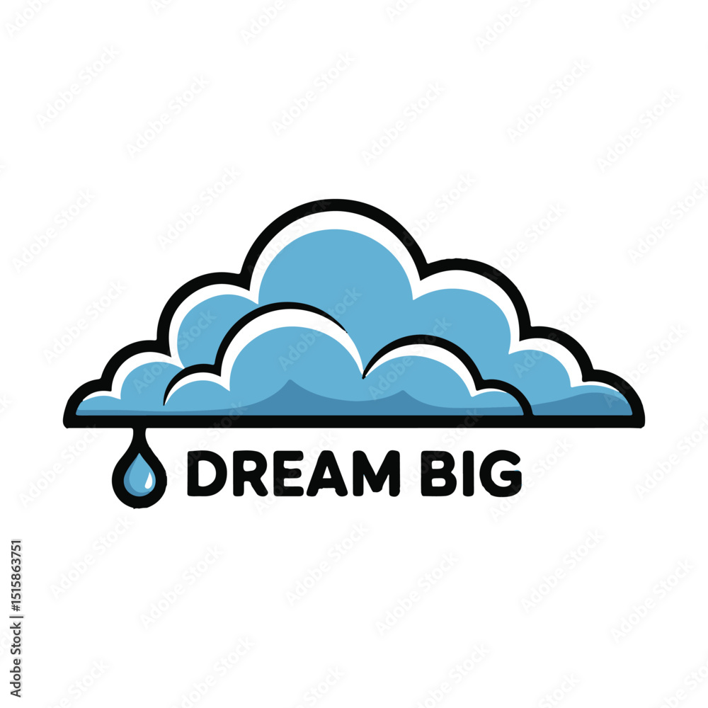 Fototapeta premium A conceptual vector illustration depicting cloud computing technology with interconnected network symbols and weather icons in a digital sky