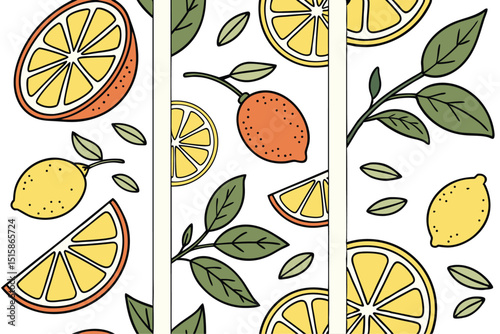 seamless pattern with lemons
