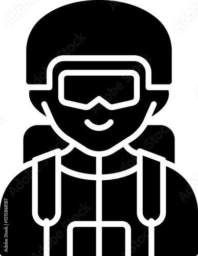 SKy diver icon