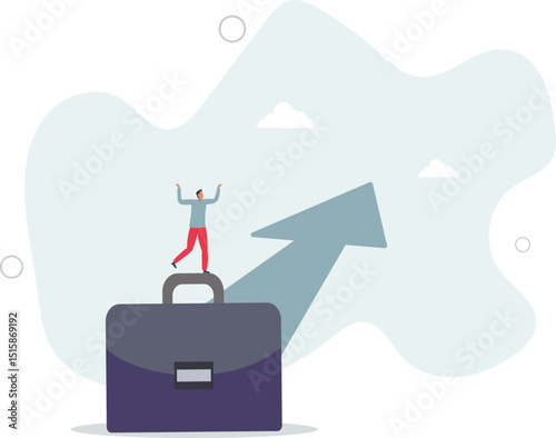Finding purpose, objective and motivation to achieve goal, existential crisis to discover life meaning, challenge to define business target concept. character life .