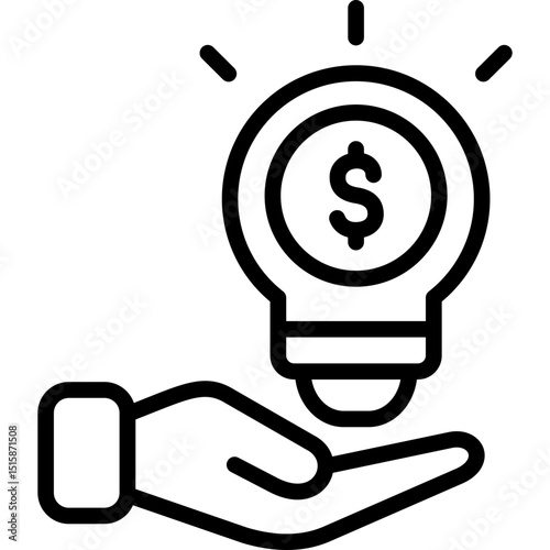 financial solution icon