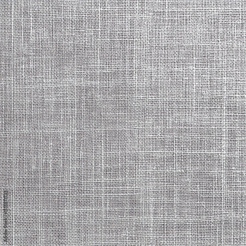 Textured gray linen fabric with subtle weave pattern, isolated background.