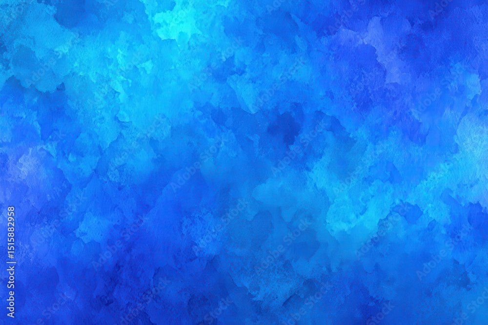 Abstract blue watercolor texture with various shades blending smoothly across the image. Abstract blue watercolor texture with various shades blending smoothly across the image.
