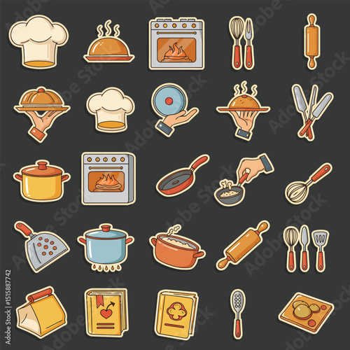 Fast food flat line icons set. Burger, fast snacks, sandwich, French fries, hot dog, Mexican burrito, pizza vector illustrations. Thin signs for restaurant menu.