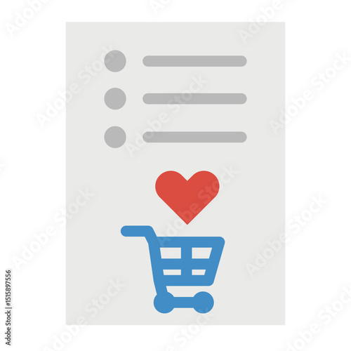 wishlist  icon in solid style