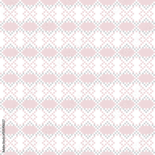 Pastels Argyle Fair Isle Seamless Pattern Design